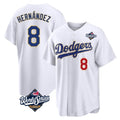 Los Angeles Dodgers #8 Enrique Hern¨¢ndez Player Gold White Tomch World Series 2026 Collection Stadium Limited Stitched Jerseys