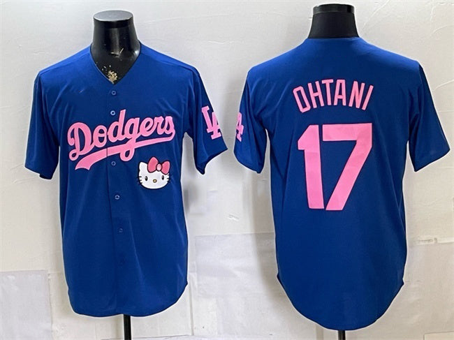 Los Angeles Dodgers #17 Shohei Ohtani Royal Tomch 2025 Hello Kitty Vapor Limited Stitched Jersey