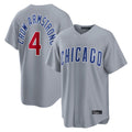 Chicago Cubs #4 Pete Crow-Armstrong Player Gray Tomch Home Game Stitched Jerseys