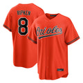 Baltimore Orioles #8 Cal Ripken Player Orange Tomch Home Game Stitched Jerseys