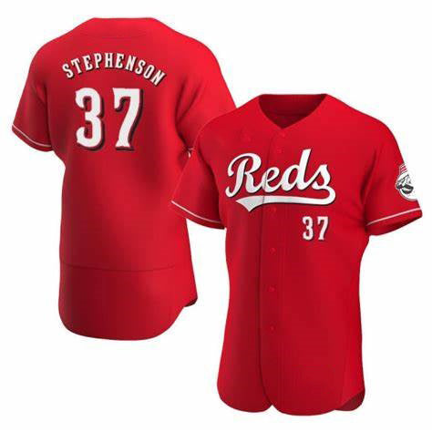 Cincinnati Reds #37 Tyler Stephenson Red Thaam Stitched Flex Base Jersey