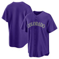 Colorado Rockies Purple Tomch Alternate Replica Team Jersey