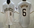 Pittsburgh Pirates #6 Konnor Griffin White Tomch Limited Jersey