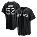 Boston Red Sox #52 Wilyer Abreu Player Black Tomch Home Game Stitched Jerseys