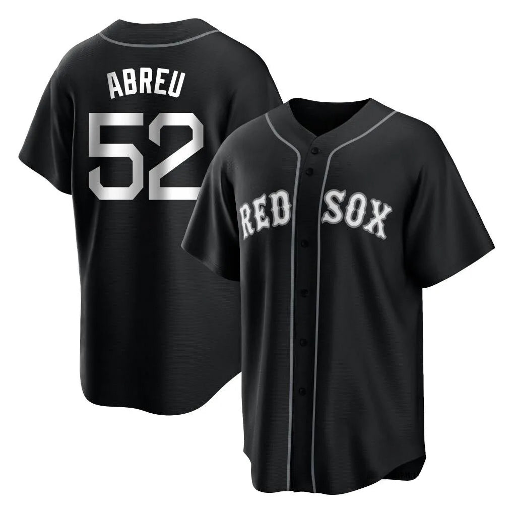 Boston Red Sox #52 Wilyer Abreu Player Black Tomch Home Game Stitched Jerseys