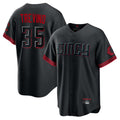 Cincinnati Reds #35 Jose Trevino Player Black Tomch City Connect Home Game Stitched Jerseys