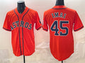 Houston Astros #45 Tatsuya Imai Orange Thaam Cool Base Stitched Jersey