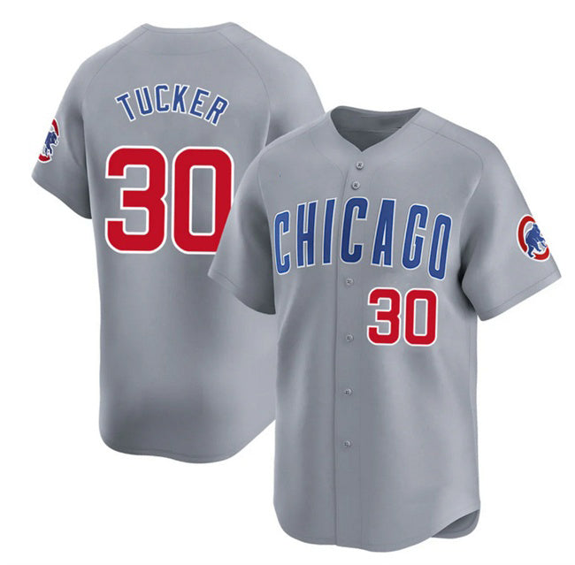 Chicago Cubs #30 Kyle Tucker Grey Tomch 2025 Limited Stitched Jersey