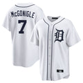 Detroit Tigers #7 Kevin McGonigle Player White Tomch Home Game Stitched Jerseys