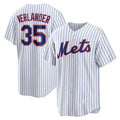 New York Mets #35 Justin Verlander White Tomch Stitched Cool Base Jersey