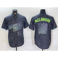 Tampa Bay Rays #18 Shane McClanahan Number Charcoal Tomch 2024 City Connect Limited Stitched Jersey 2