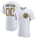 Custom Chicago Cubs Active Player White Tomch 2022 All-Star Flex Base Stitched Jersey