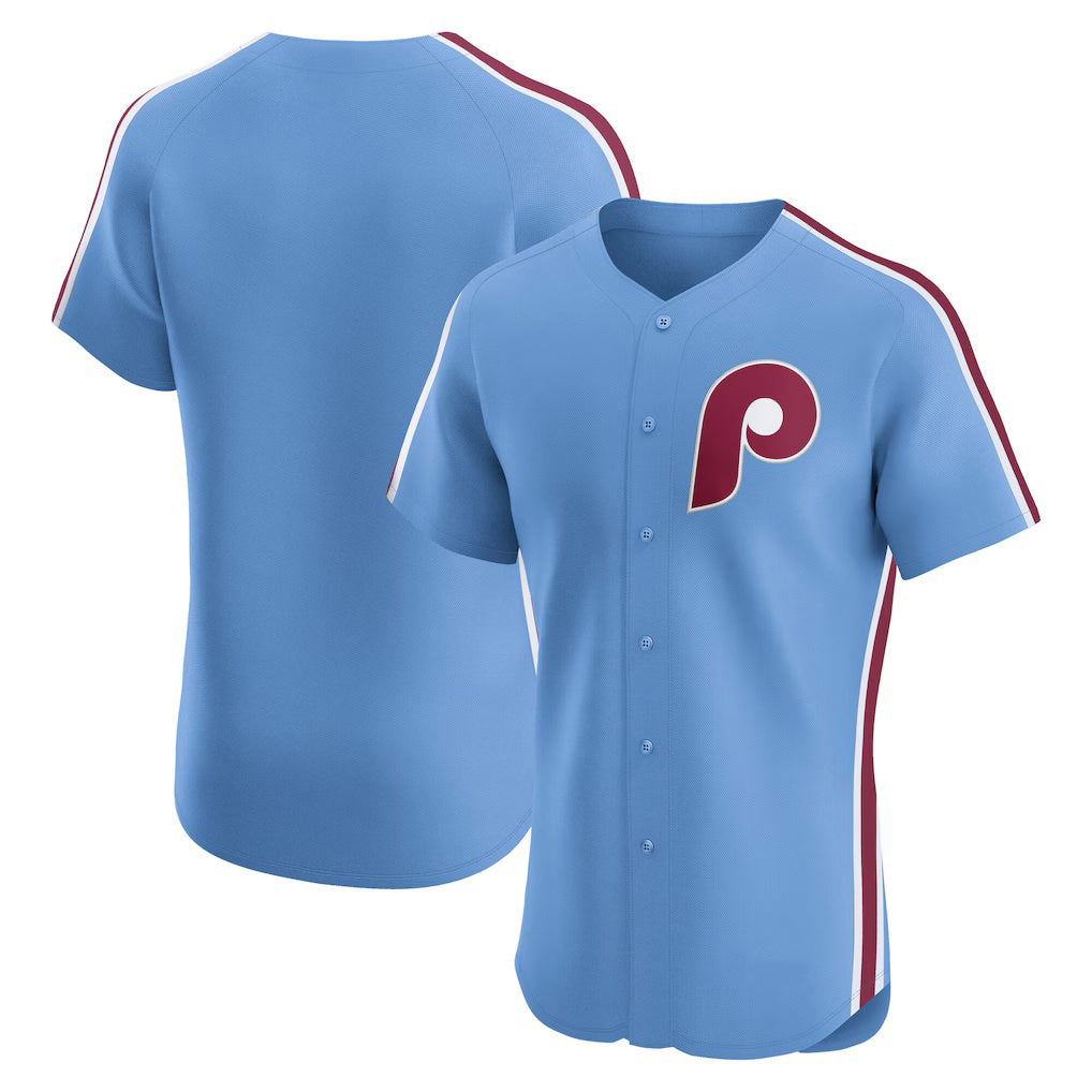 Philadelphia Phillies Light Blue Tomch Alternate Elite Jersey