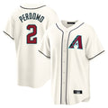 Arizona Diamondbacks #2 Geraldo Perdomo Player Cream Tomch Home Game Stitched Jerseys