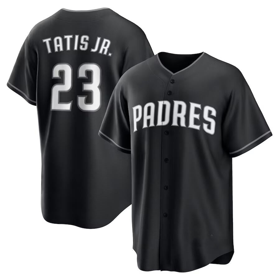 San Diego Padres #23 Fernando Tatis Jr. Black Tomch Limited Stitched Jersey