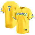 Boston Red Sox #7 Masataka Yoshida Player Yellow Tomch Limited Home Game Stitched Jerseys1