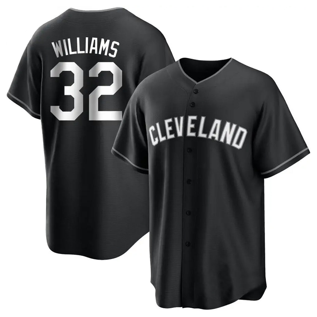 Cleveland Guardians #32 Gavin Williams Player Black Tomch Home Game Stitched Jerseys