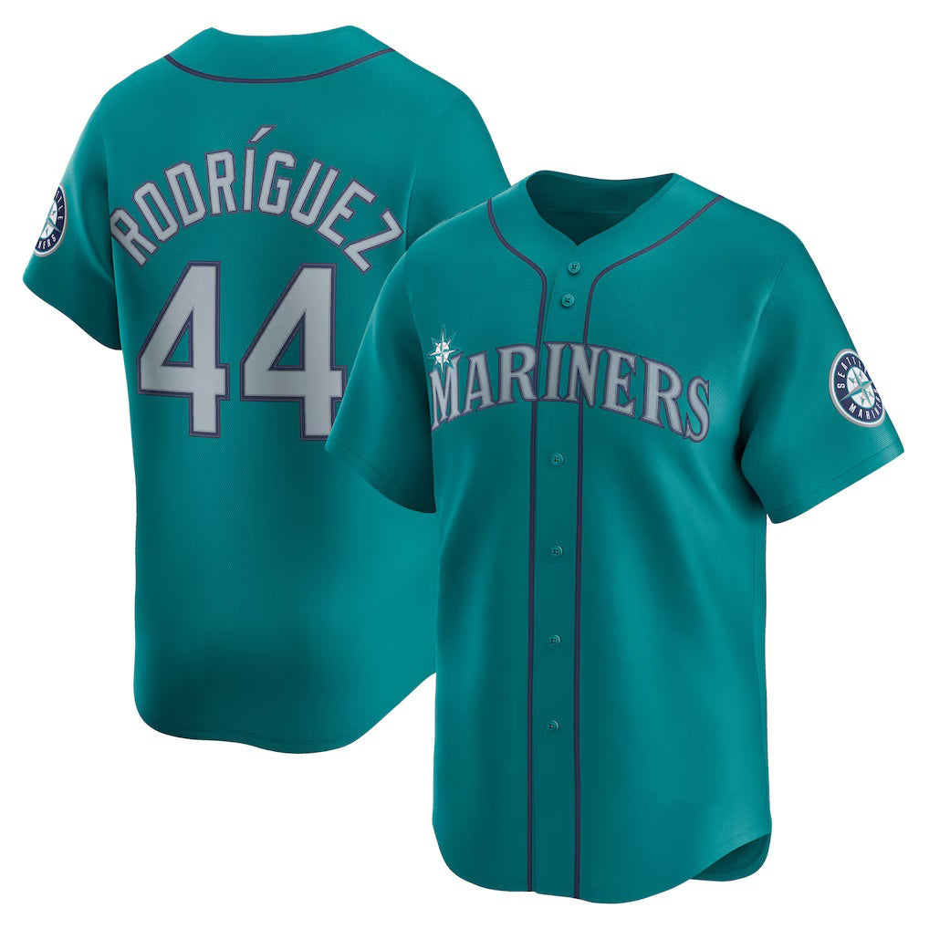 Seattle Mariners #44 Julio Rodr¨ªguez Teal Tomch Alternate Limited Player Jersey