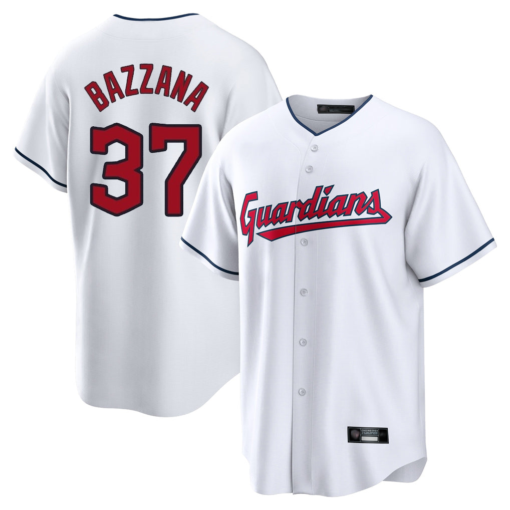 Cleveland Guardians #37 Travis Bazzana Player White Tomch Home Game Stitched Jerseys
