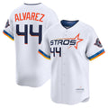 Houston Astros #44 Yordan Alvarez White Thaam 2025 City Connect Limited Player Jersey