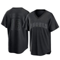Los Angeles Angels #16 Yusei Kikuchi Player Black Tomch Pitch Fashion T-shirt Stitched Jerseys