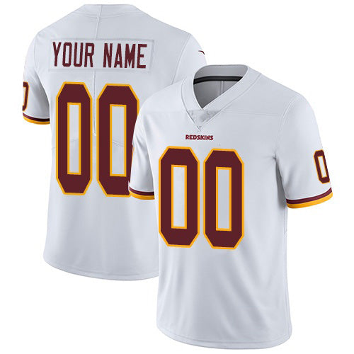 Custom W.Redskins Road White Tomch Vapor Untouchable Limited Jersey