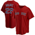 Boston Red Sox #29 Bobby Dalbec Red Tomch Stitched Cool Base Jersey