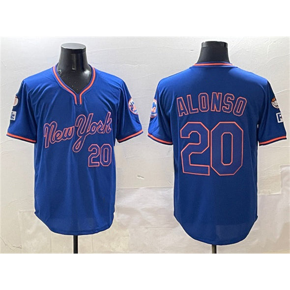 New York Mets #20 Pete Alonso Royal Tomch 2025 Spring Training Stitched Jersey