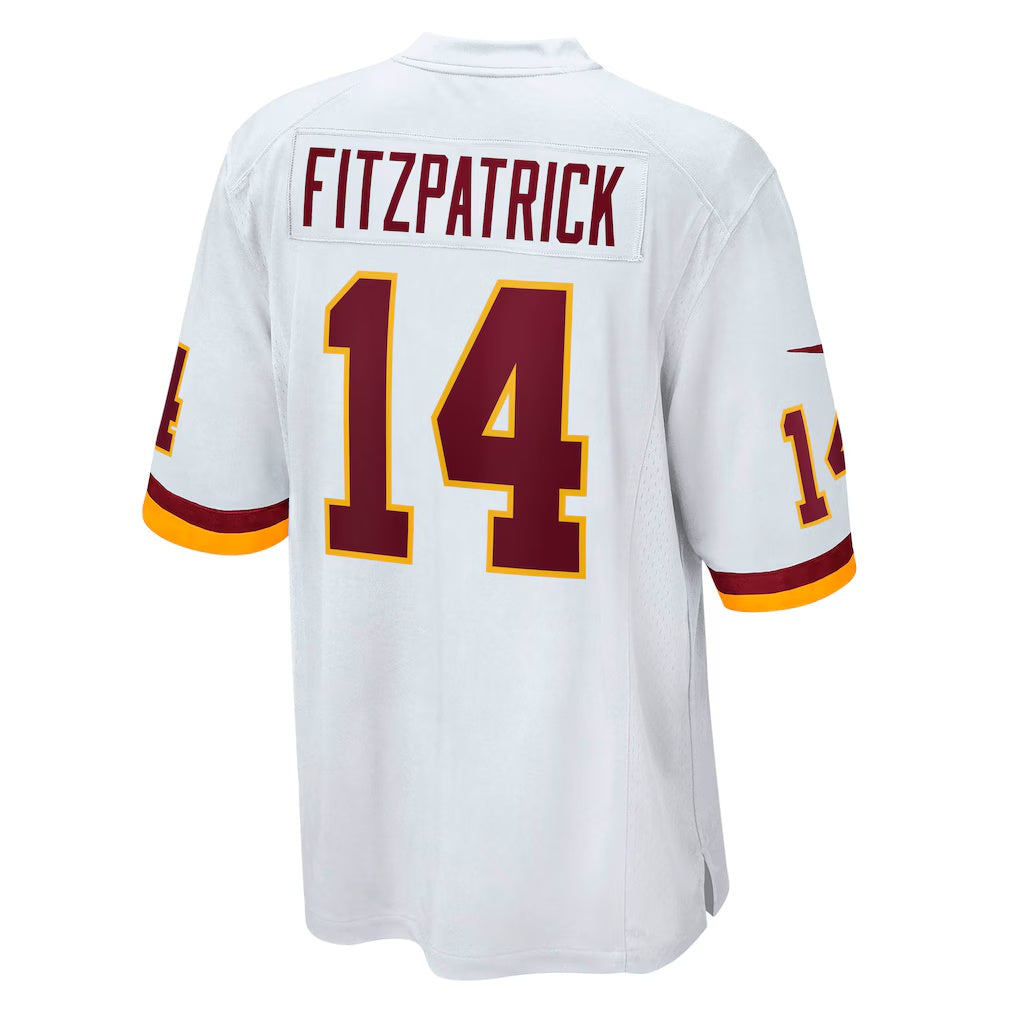 W.Football Team #14 Ryan Fitzpatrick White Tomch Game Jersey