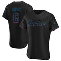 Miami Marlins #6 Otto Lopez Player Black Tomch Home Limited Elite Stitched Jerseys