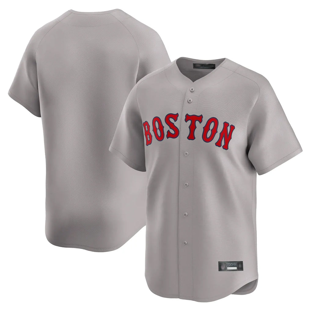 Boston Red Sox Blank Player Gray Tomch Road Limited Home Game Stitched Jerseys1