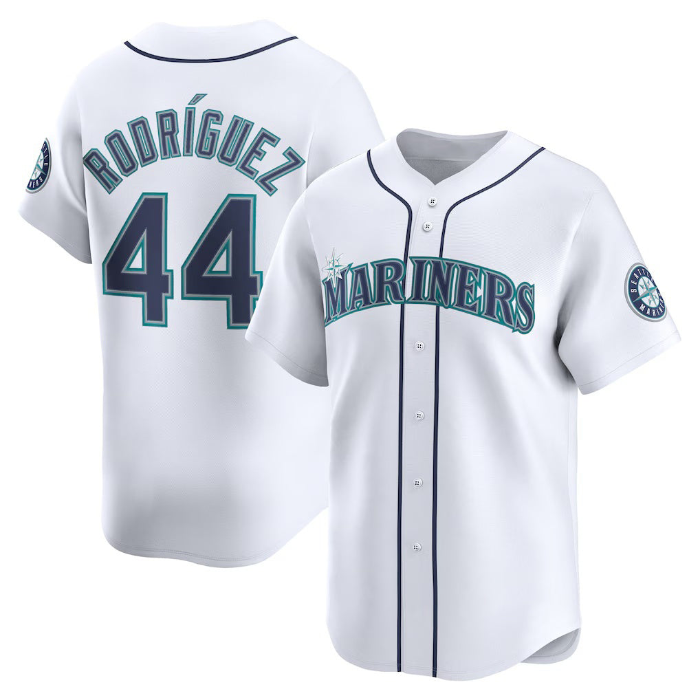 Seattle Mariners #44 Julio Rodr¨ªguez White Tomch Home Limited Player Jersey