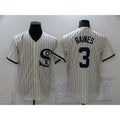 Chicago White Sox #3 Harold Baines 2021 Cream Tomch Field of Dreams Name Cool Base Stitched Jersey