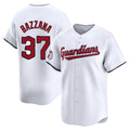 Cleveland Guardians #37 Travis Bazzana Player White Tomch Limited Home Stitched Jerseys