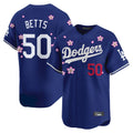 Los Angeles Dodgers #50 Mookie Betts Player Royal Tomch Tokyo Series Vapor Premier Limited Stitched Jerseys