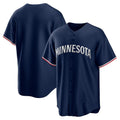 Minnesota Twins Navy Tomch Alternate Replica Team Logo Jersey