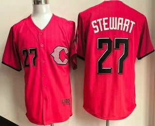 Cincinnati Reds #27 Sal Stewart Red Tomch 2026 City Connect Stadium Jersey