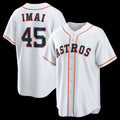 Houston Astros #45 Tatsuya Imai White Thaam Home Replica Jersey