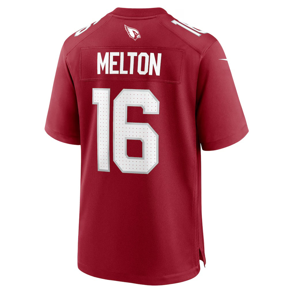 A.Cardinals #16 Max Melton Cardinal Tomch Team Game Jersey