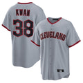 Cleveland Guardians #38 Steven Kwan Player Gray Tomch Home Game Stitched Jerseys