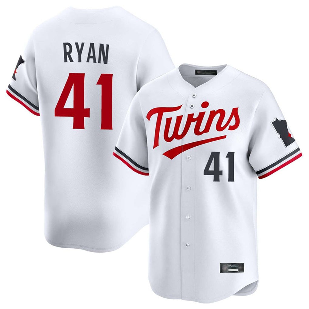 Minnesota Twins #41 Joe Ryan Player White TomchHome Limited Stitched Jerseys