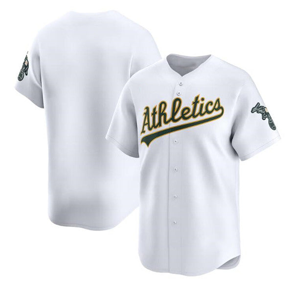 Oakland Athletics Blank White Tomch Home Limited Stitched Jersey