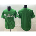 Philadelphia Phillies Blank Green Tomch Limited Stitched Jersey