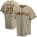 San Diego Padres #23 Fernando Tatis Jr. Tan Tomch Alternate Replica Player Jersey