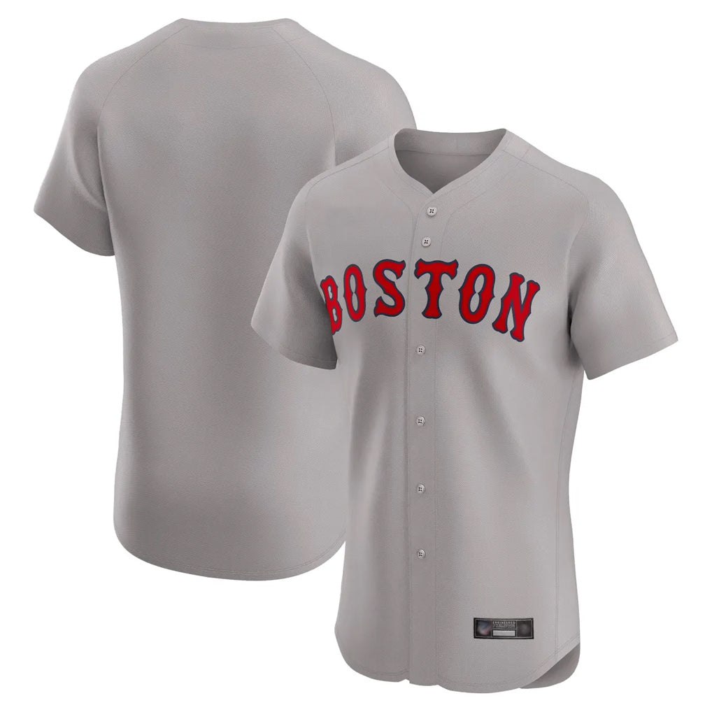 Boston Red Sox Blank Player Gray Tomch Road Limited Elite Home Game Stitched Jerseys1