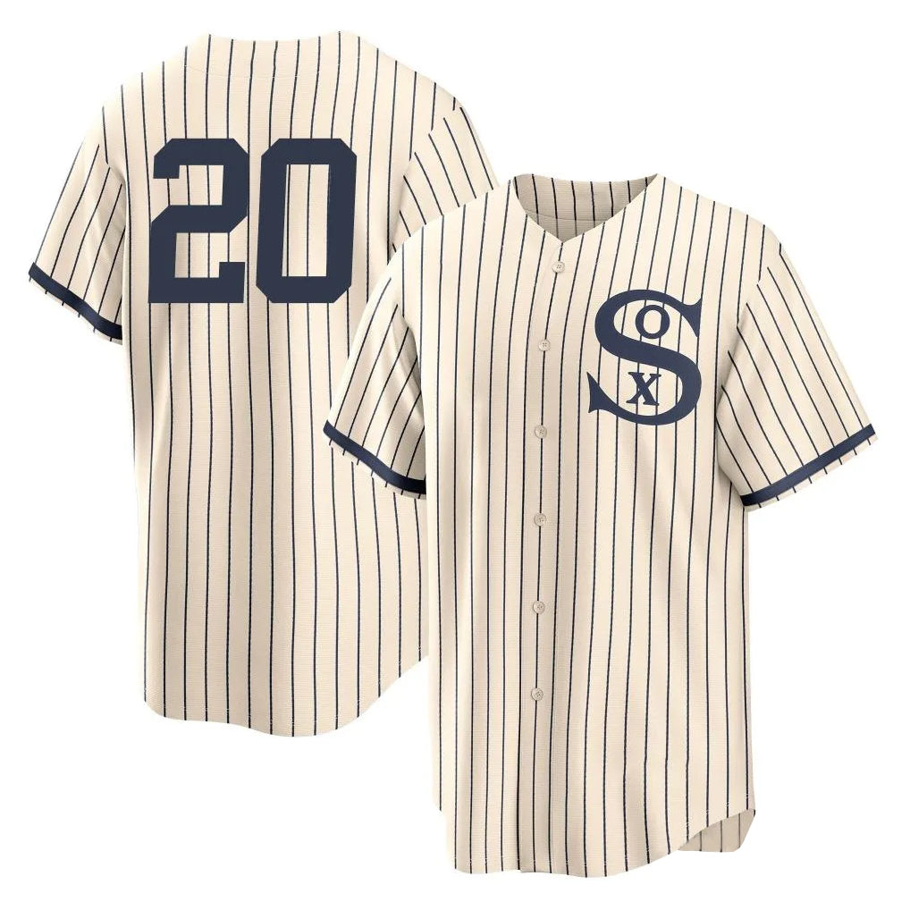 Chicago White Sox #20 Miguel Vargas Player Cream Tomch Field of Dreams Home Game Stitched Jerseys