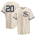 Chicago White Sox #20 Miguel Vargas Player Cream Tomch Field of Dreams Home Game Stitched Jerseys