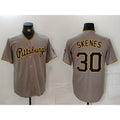 Pittsburgh Pirates #30 Paul Skenes Grey Tomch Stitched Jersey
