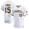 Pittsburgh Pirates #15 Oneil Cruz White Tomch Home Limited Player Jersey