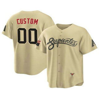Custom Arizona Diamondbacks Gold Tomch ACTIVE PLAYER 2021 City Connect Cool Base Stitched Jersey